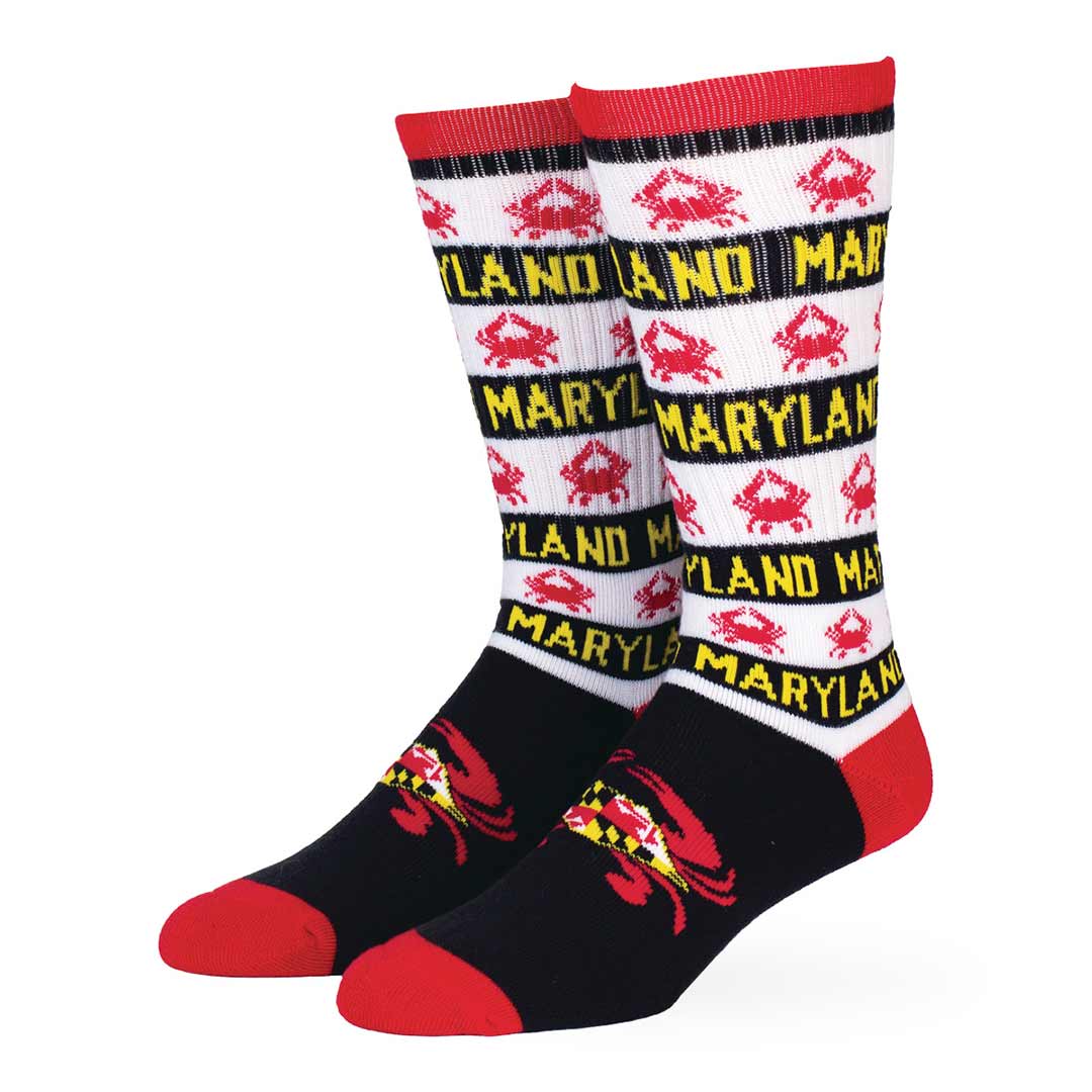 MDMYMD - State Crab Crew Socks