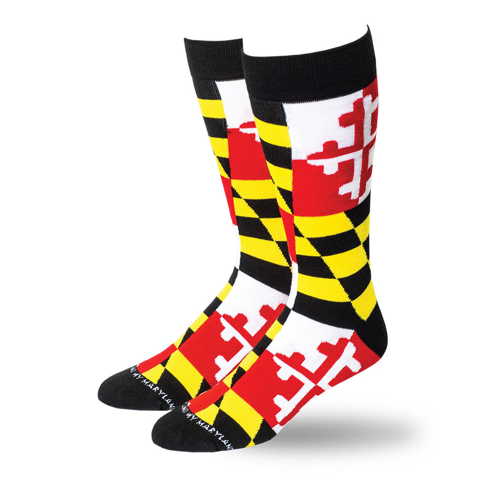 MDMYMD - Maryland Flag Dress Socks