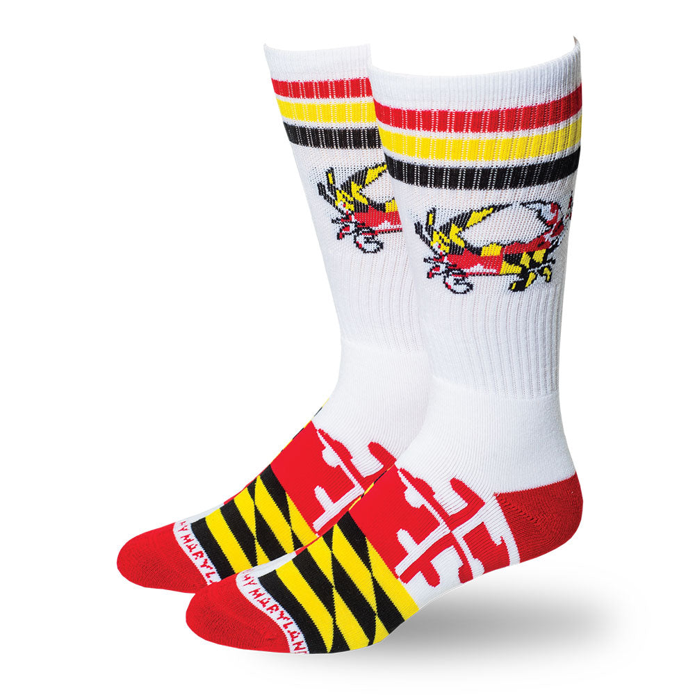 MDMYMD - Crab Flag Crew Socks