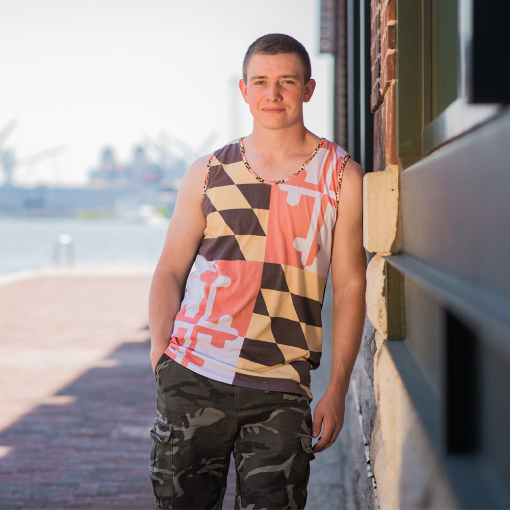 MDMYMD - Maryland Flag Tank Top
