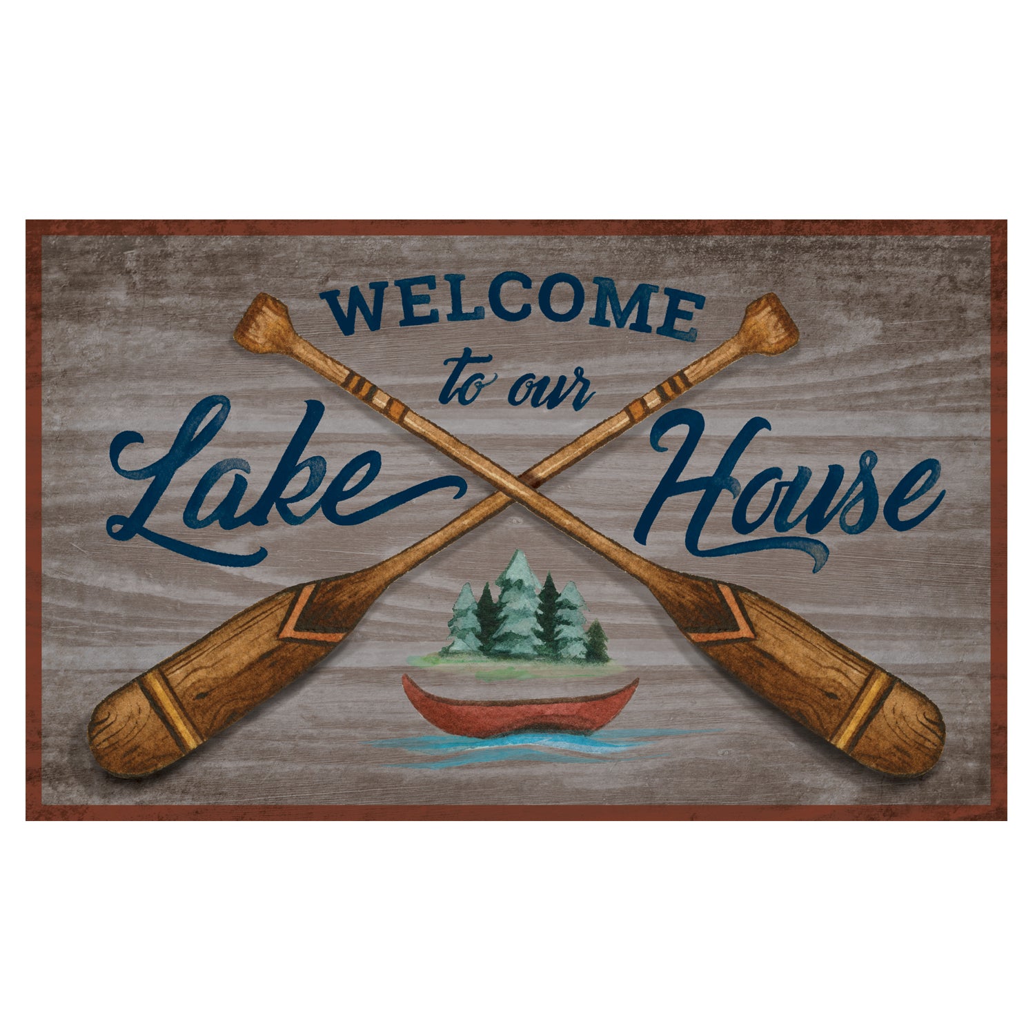 MDMYMD - Lake House Floor Mat