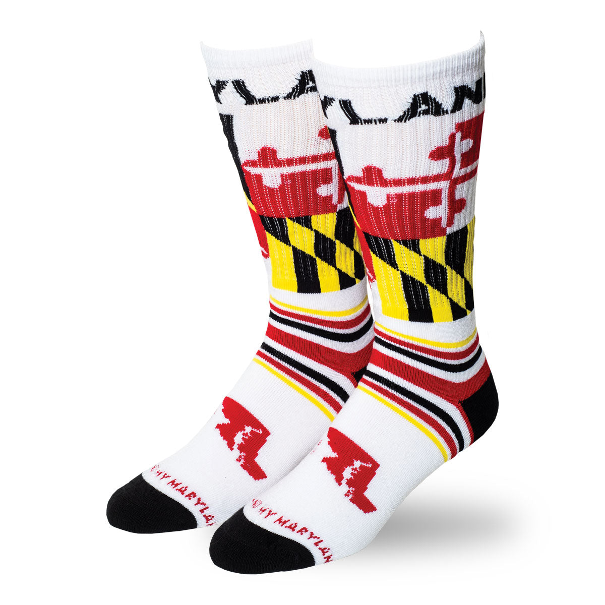 MDMYMD - Flag State Stripe Crew Socks