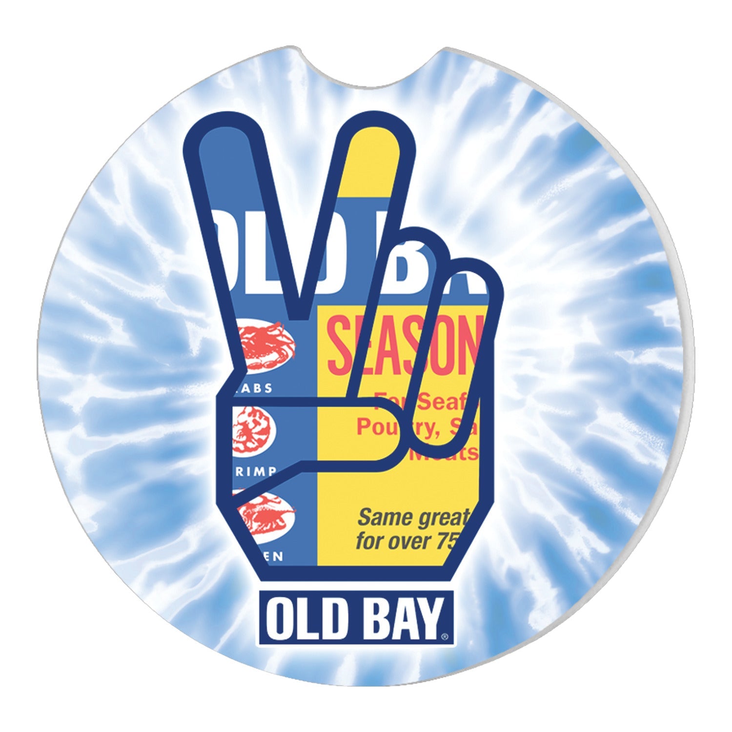 OLD BAY - Peace Dude Car Coaster