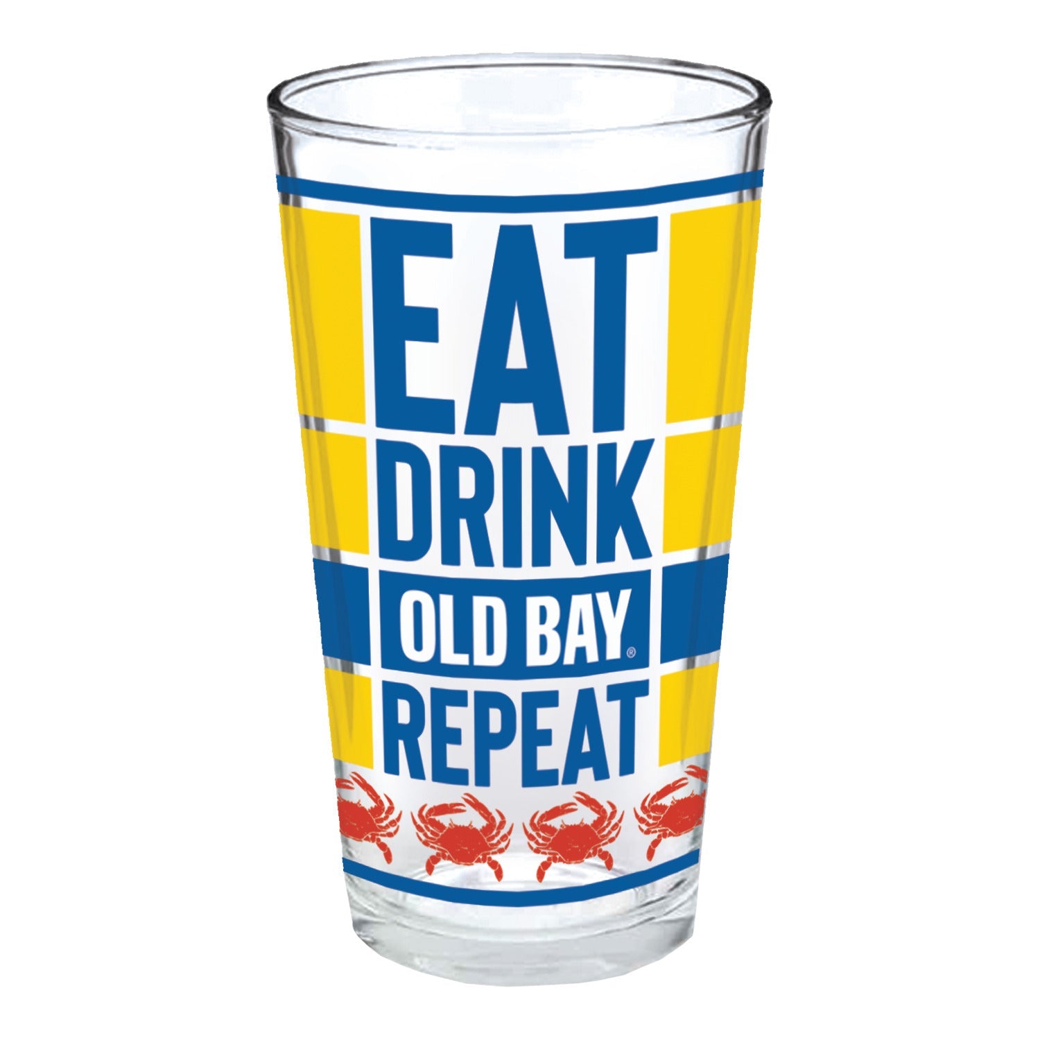 OLD BAY - Eat Drink Repeat Pint Glass