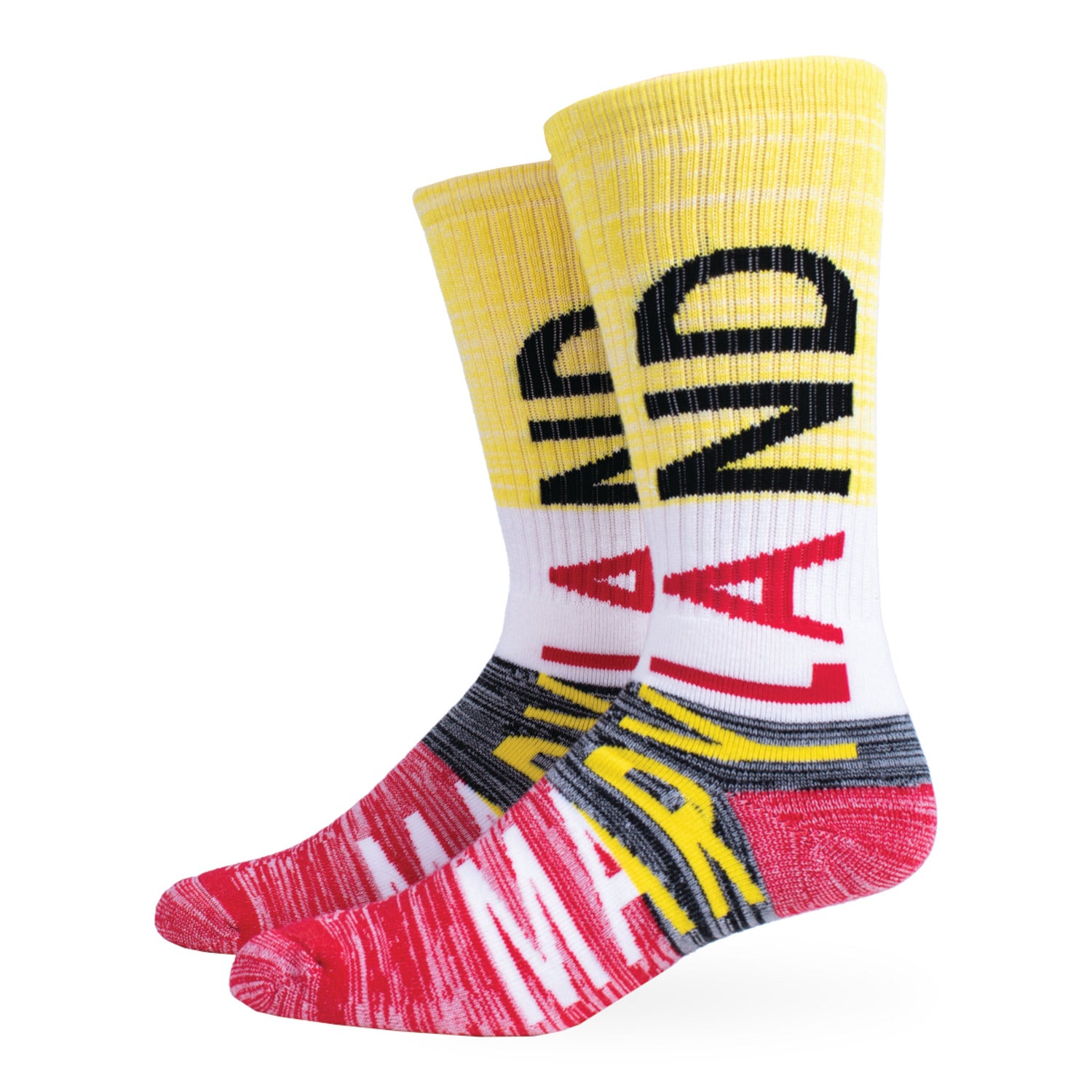 MDMYMD - Stripes Slub Crew Socks