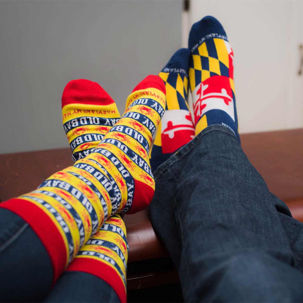 OLD BAY - Stripes Dress Socks