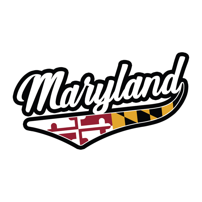 Maryland Flag Script Magnet