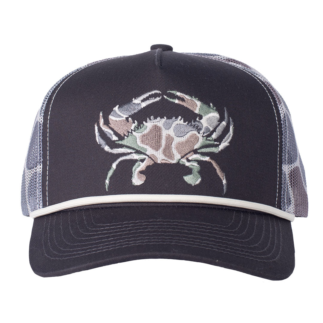 Front of the MDMYMD - Camo Crab Hat