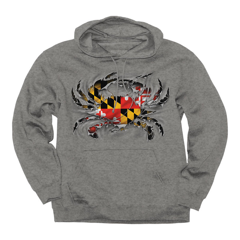 Maryland Ripped Crab Hoodie