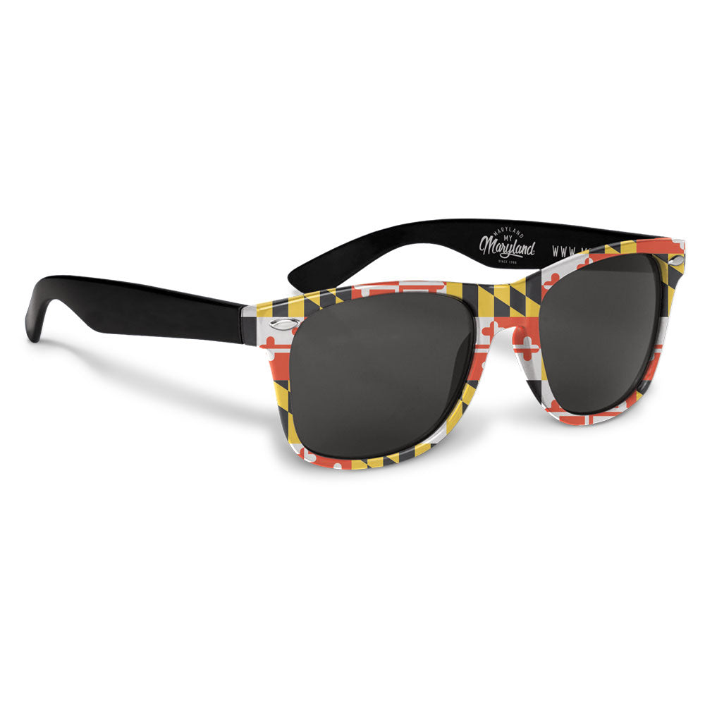 MDMYMD - Maryland Flag Sunglasses