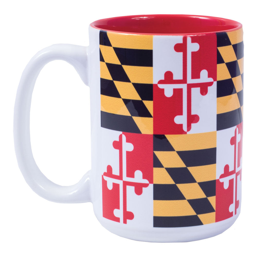MDMYMD - Maryland Flag Mug