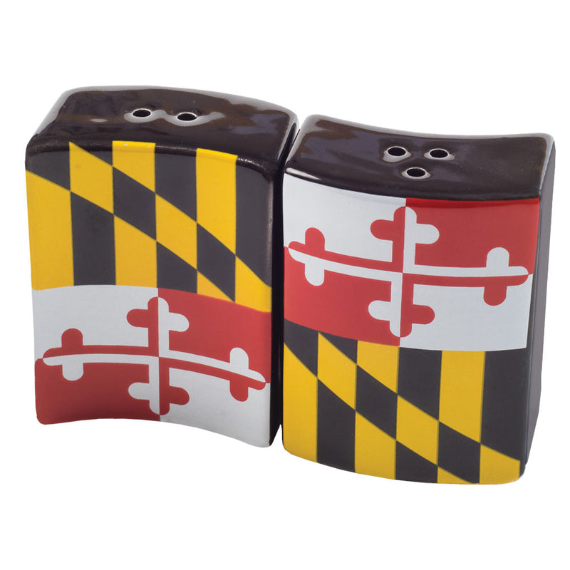 Maryland Flag Salt and Pepper Shakers