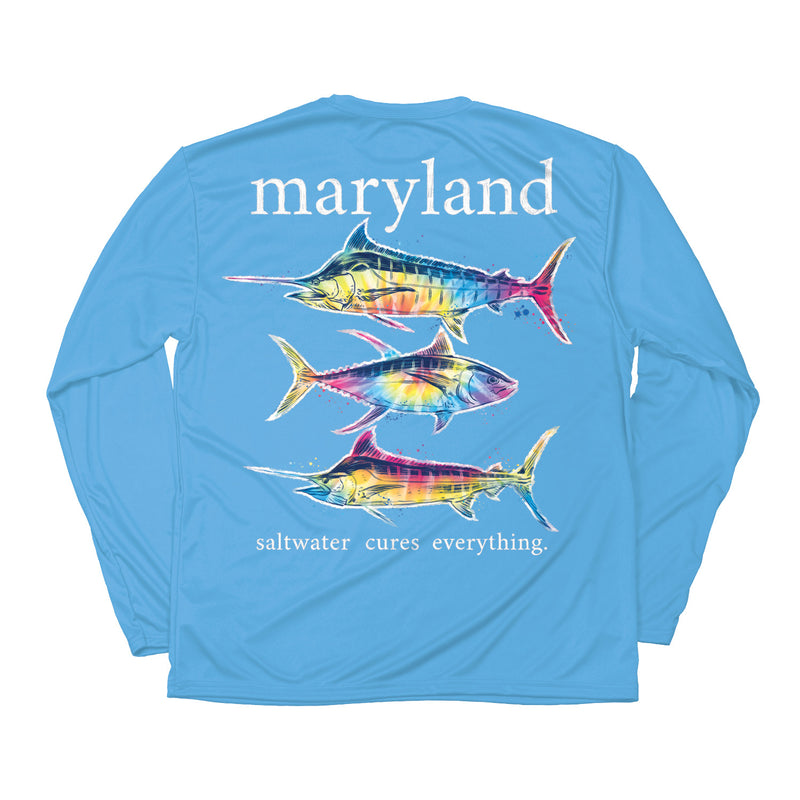 Tie Dye Offshore Performance Long Sleeve
