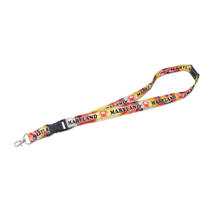 Tie Dye Crab Lanyard