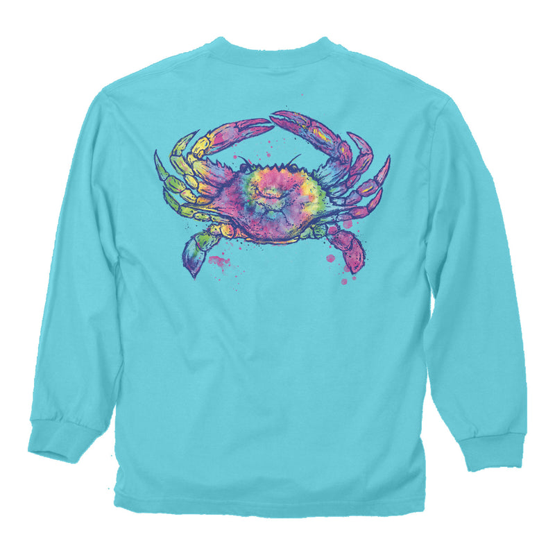 Tie Dye Crab Long Sleeve