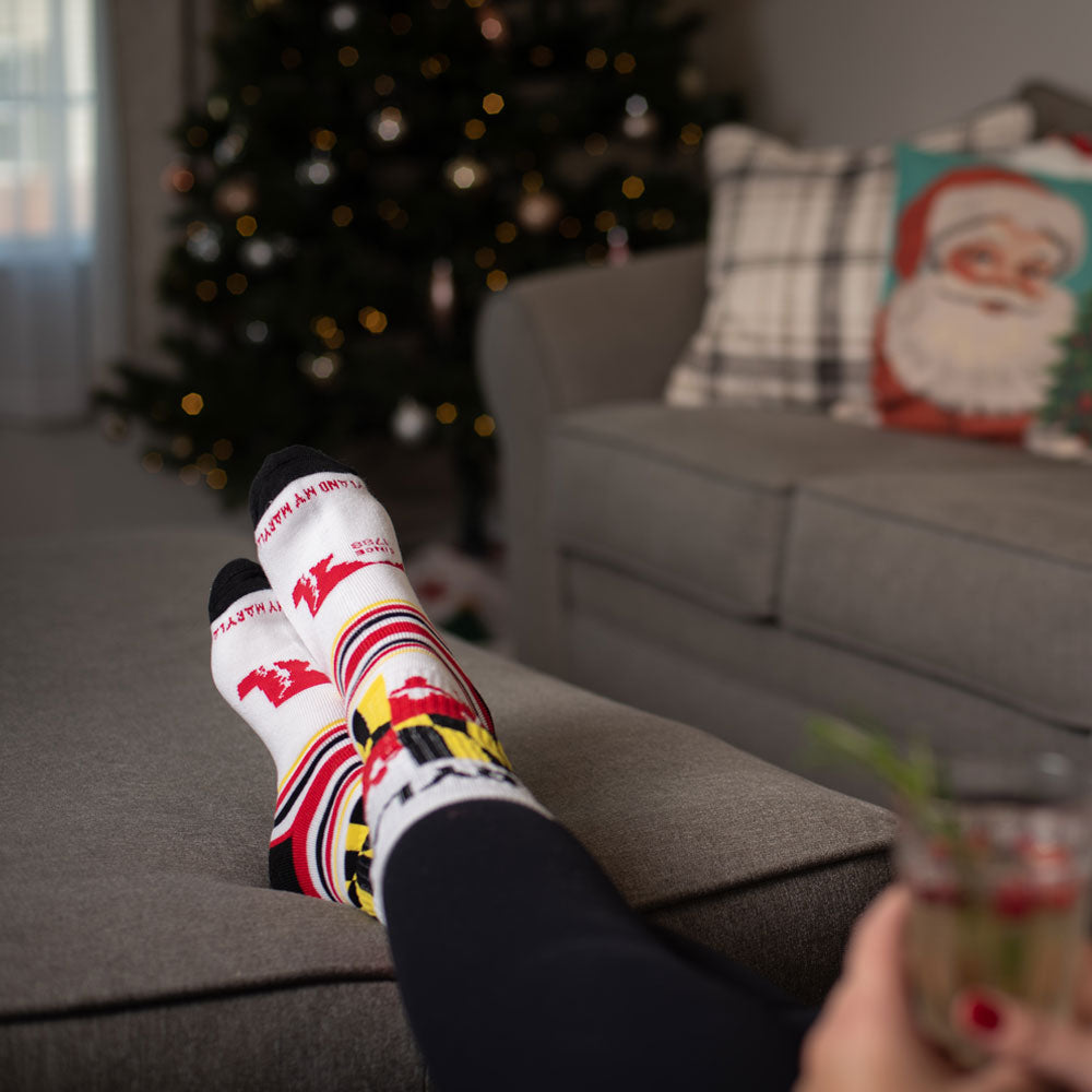 MDMYMD - Flag State Stripe Crew Socks