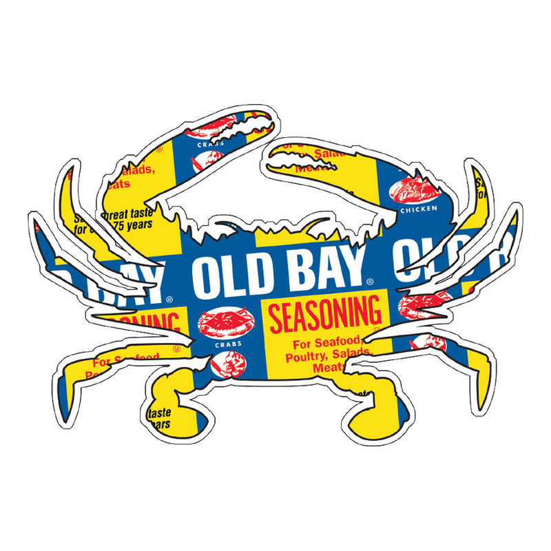 OLD BAY® - Can Pattern Crab Sticker
